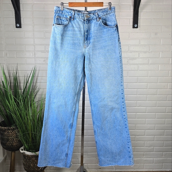 Zara Denim - Zara Light Blue Straight Leg Jeans